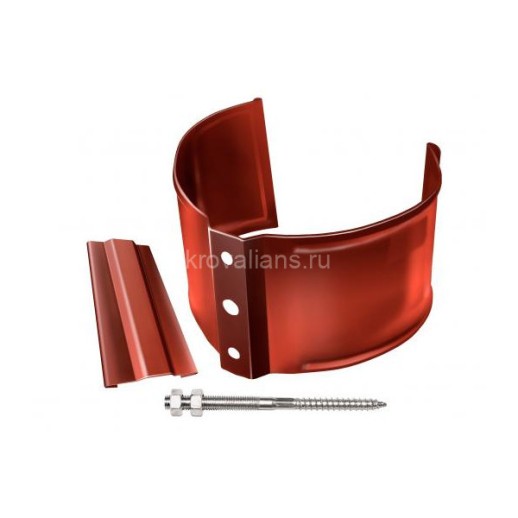 GL 90/125 Держатель трубы (кирпич) RAL 8004