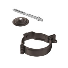 AS PUrus MATT 125/90 Декоративный хомут трубы под метиз с комплектом крепления N (1) RR32