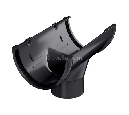 ТН 125/82 Воронка желоба, черный 20шт/упак