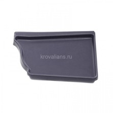 Vortex 127/102 Заглушка правая 127мм RAL 7024