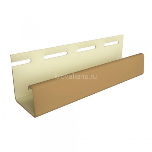 Docke-R Фасадный J-профиль 26 мм, Карамель