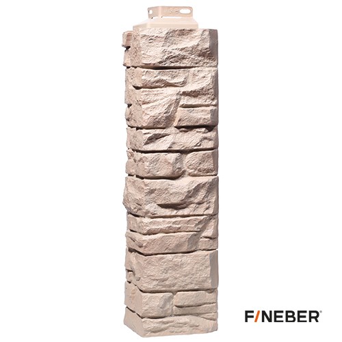 FineBer Угол наружный Скала Бежевый 471х146мм, 10шт/уп