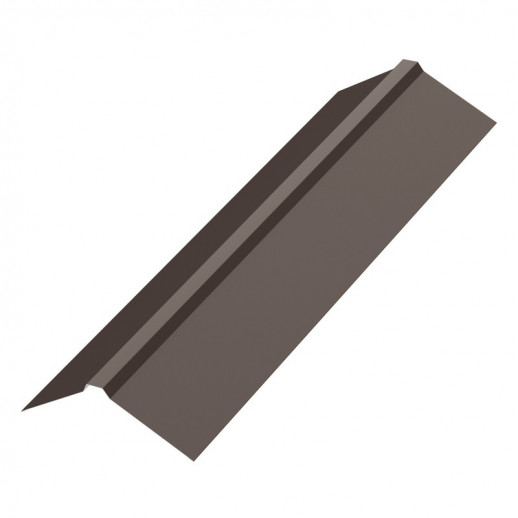 Конек плоский 160х30х160х2000 PE 0,5 мм Zn140 RR32