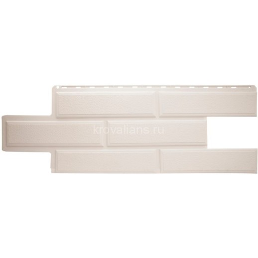 Панель Венеция ЭКО БЕЛЫЙ (1,25м х 0,45 м х 0,017м) Альта Профиль 10шт/уп