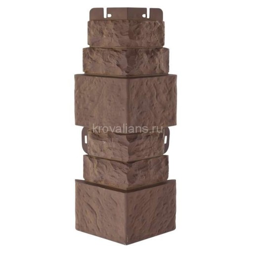 Угол наружный Кирпич Антик РИМ (0,447м х 0,158м х 0,030м) Альта Профиль 10шт/у