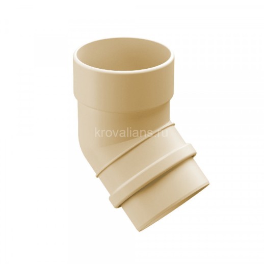 Колено 45 Docke LUX (Латте) /1 шт/