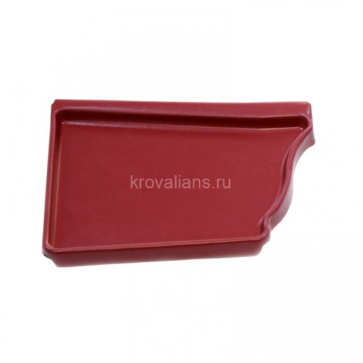 Vortex 127/102 Заглушка левая 127мм PE RAL 3005