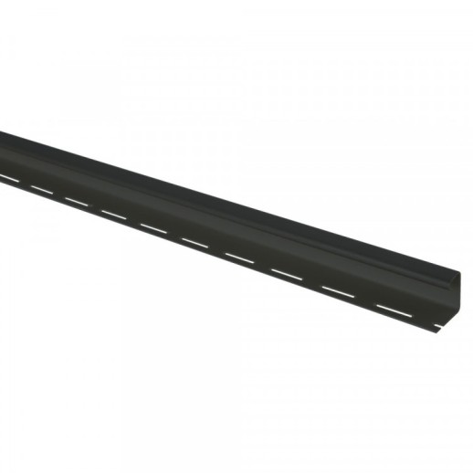 J-профиль цокольный Графит 3 м. Альта Профиль 40шт/уп