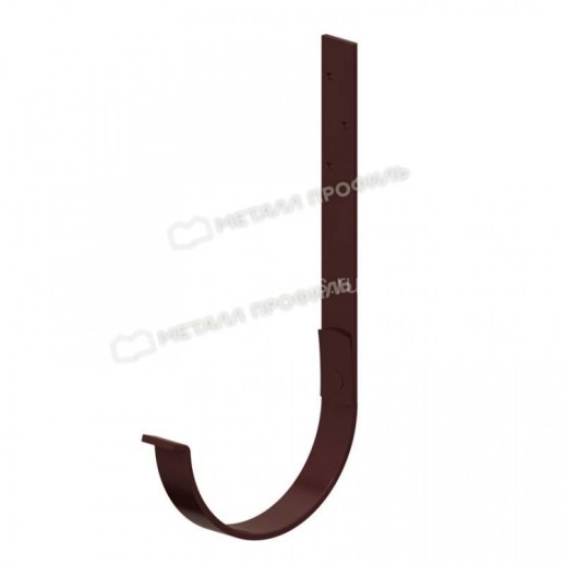 МП GS lite Держатель желоба, RAL 8017, коричневый  D125x280