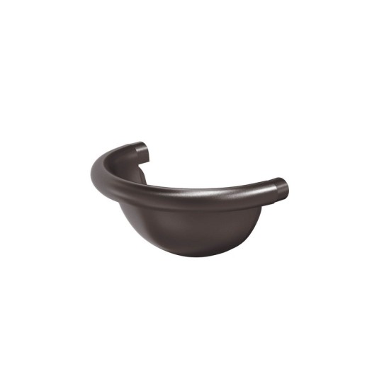 AS PUrus MATT 150/100 Заглушка  желоба полукруглая, 17 шт/уп., RR32