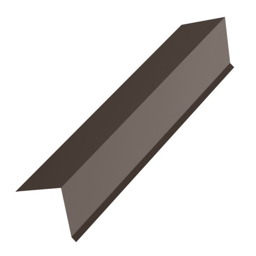 Конек для односкатной кровли 190х185х20х2000 PE 0,5 мм Zn140 RR32