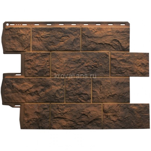 Панель Туф ИРАНСКИЙ 796х591 мм (0,371 м2) 16шт/уп Альта-Профиль