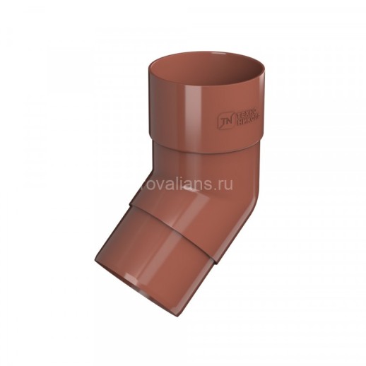 ТехноНИКОЛЬ 125/82 Колено трубы 108, красный