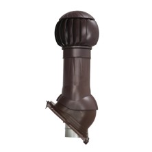 Gervent (Гервент) Готовый комплект, изолированный, кровли UNIVERSAL, 125/160 Н=350мм, (коричневый) RAL 8017 Twister