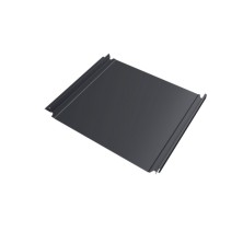 Кликфальц Double Pro Grand Line 0,5 Rooftop Бархат с пленкой на замках RAL 7024 мокрый асфальт