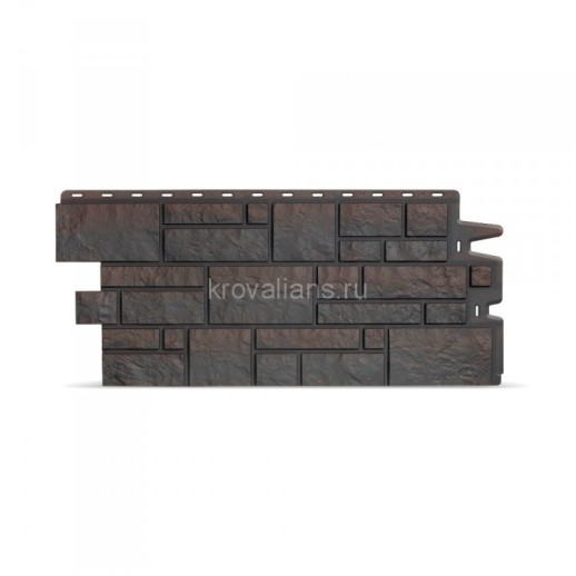 Docke Burg Панель 946х445 мм (0,42м2), Темный, 10шт/уп