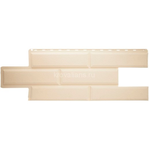 Панель Венеция ЭКО ПЕСЧАНЫЙ (1,25м х 0,45 м х 0,017м) Альта Профиль 10шт/уп