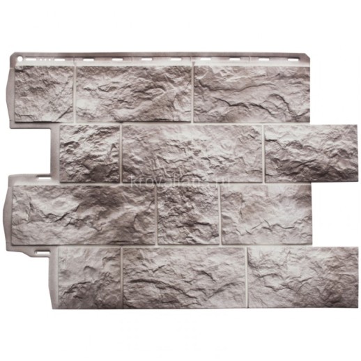 Панель Туф ИСЛАНДСКИЙ 796х591 мм (0,371 м2) 16шт/уп Альта-Профиль