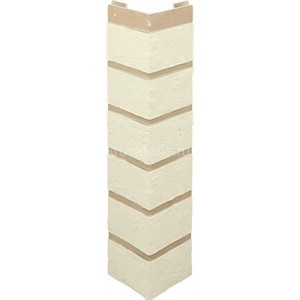 Угол наружный Кирпич БЕЛЫЙ (0,470м х 0,100м х 0,028м) Альта Профиль 10шт/уп