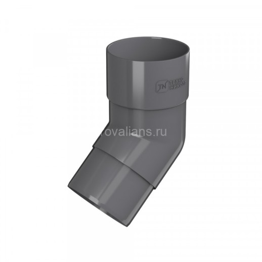 ТехноНИКОЛЬ 125/82 Колено трубы 108, серый