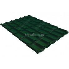 Металлочерепица классик Grand Line (Гранд Лайн) 0,4 PE RAL 6005 /1 кв.м./