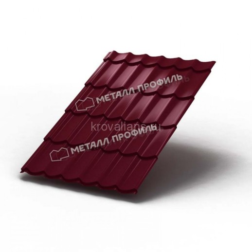 Металлочерепица МеталлПрофиль Ламонтерра-XL (PURETAN-20-RR29-0.5) /1 кв.м./