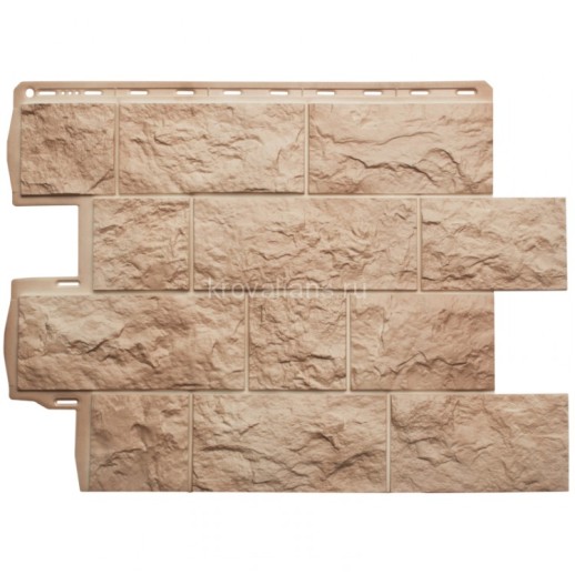 Панель Туф ИТАЛЬЯНСКИЙ 796х591 мм (0,371 м2) 16шт/уп Альта-Профиль