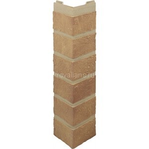 Угол наружный Кирпич ЖЕЛТЫЙ (0,470м х 0,100м х 0,028м) Альта Профиль 10шт/уп