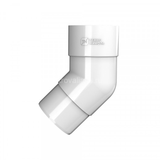 ТехноНИКОЛЬ 125/82 Колено трубы 135, белый