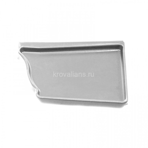 Vortex 127/102 Заглушка правая 127мм PE RAL 9003