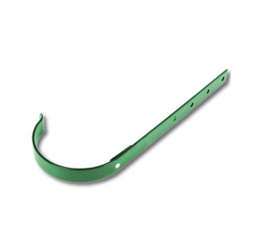 Держатель желоба Металл Профиль Престиж 125/100 длинный ral 6005 1 шт