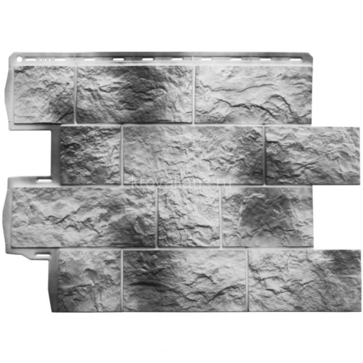 Панель Туф КАМЧАТСКИЙ 796х591 мм (0,371 м2) 16шт/уп Альта-Профиль