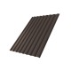 Профнастил C20B 0,45 Drap-double TX RR 32 темно-коричневый
