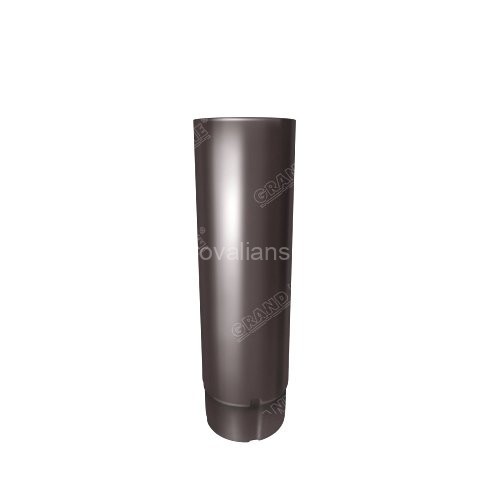 Optima 125/90 Труба круглая соединительная 90мм 1м RR 32 темно-коричневый