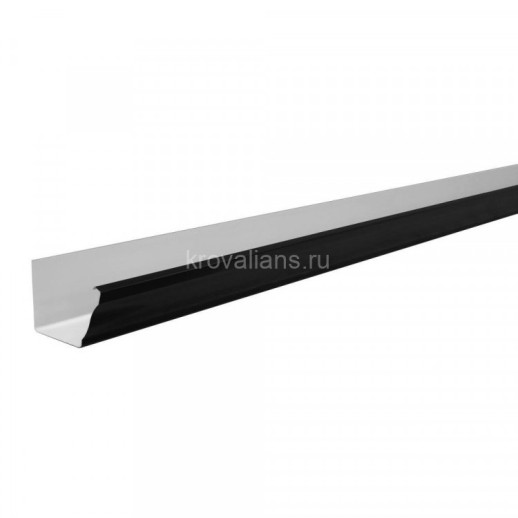 Vortex Matt 127/102 Желоб прямоугольный Vortex Matt 127мм 3м RAL 9005 черный