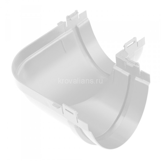 СТАНДАРТ Угол желоба 90°, белый