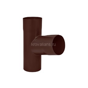 AS PU MATT 125/90 Тройник RAL8017 Matt