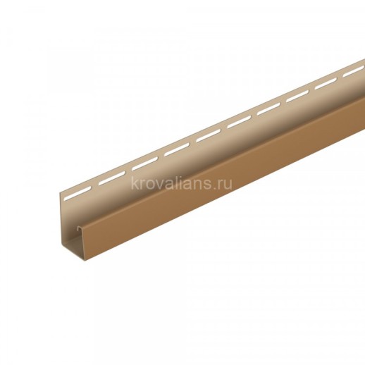 Docke-R Фасадный J-профиль 26 мм, Каштановый, 20шт/уп