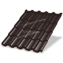 Металлочерепица МеталлПрофиль Трамонтана-XL (Colorcoat Prisma-03-8017-0.5) /1 кв.м/