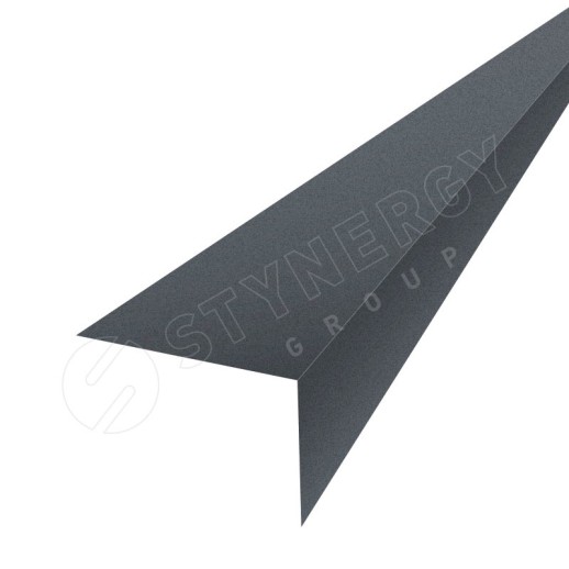 Планка околооконная 3000 Фальц Stynergy (CORUNDUM50Matt-RAL7011-0.5)