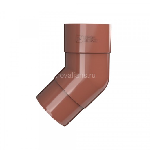ТехноНИКОЛЬ 125/82 Колено трубы 135, красный