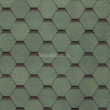 Гибкая черепица Шинглас (Shinglas) Ультра Самба (Малахит) /1 кв.м/