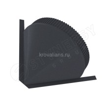 Заглушка к полукруглому коньку конусная Stynergy (Стинержи) (CORUNDUM50Matt-7024-0.5) /1 шт/