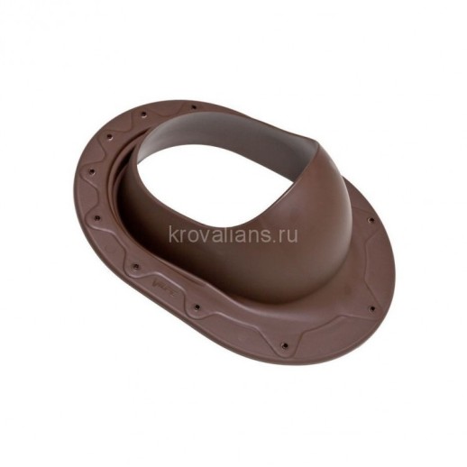 Vilpe CLASSIC - проходной элемент для  битумной кровли коричневый (20шт/уп)