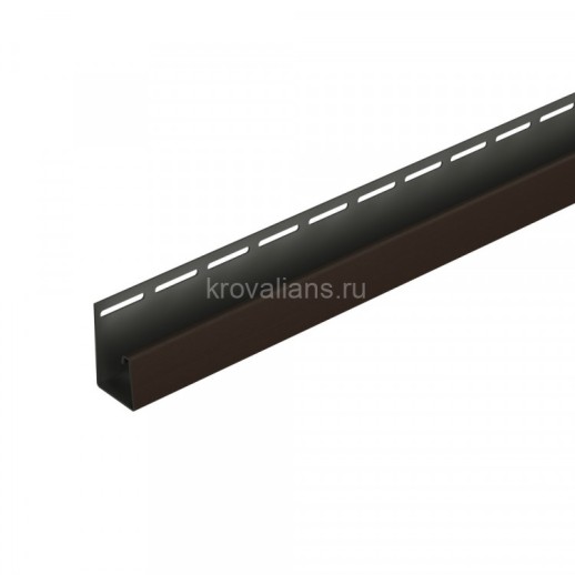 Docke-R Фасадный J-профиль 26 мм, Шоколадный, 20шт/уп