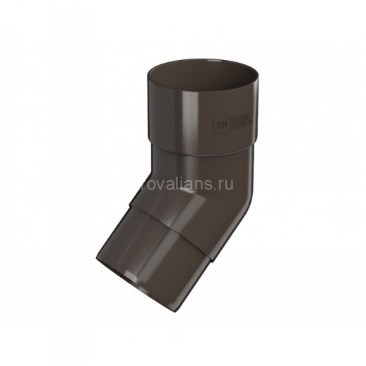 ТехноНИКОЛЬ 125/82 Колено трубы 108, темно-коричневый