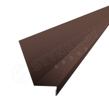 Планка для бокового примыкания 2000 Фальц Stynergy (GRAPHITE45-8017-0.45)