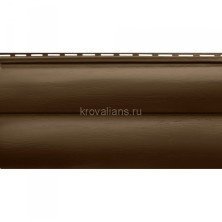 Сайдинг Blockhouse Премиум Орех тёмный ВН-02 3100х320мм 16шт/упак