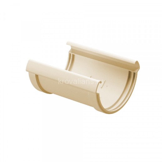 Соединитель желобов Docke LUX (Латте) /1 шт/