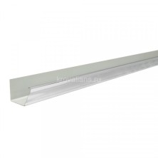 Vortex 127/102 Желоб прямоугольный 127мм PE RAL 9003 3м